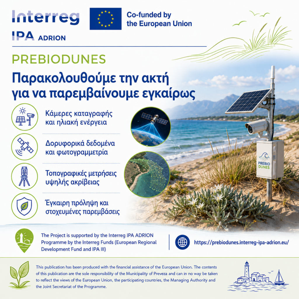Παρακολουθούμε την ακτή για να παρεμβαίνουμε εγκαίρως